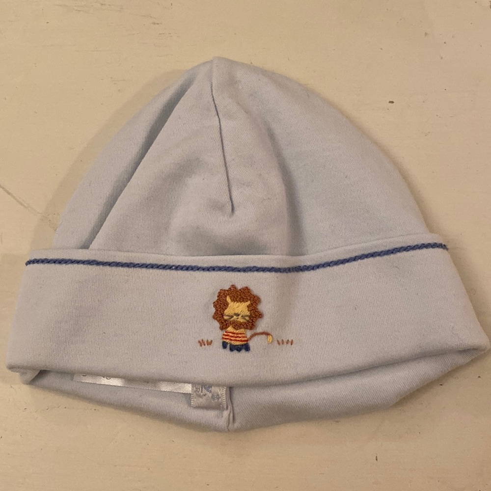 Kissy Kissy Newborn Hat Blue NB